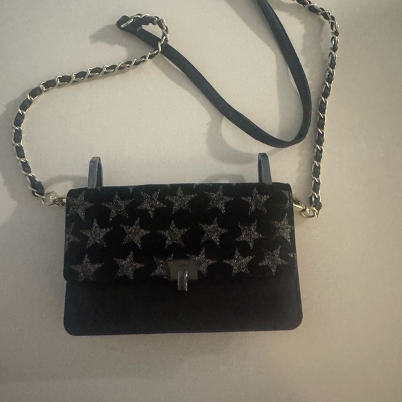 Botkier Handbags - Botkier Black Crossbody Bag with Silver Stars